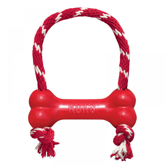 KONG Goodie Bone with Rope X-Small - Hillbilly House Panthers