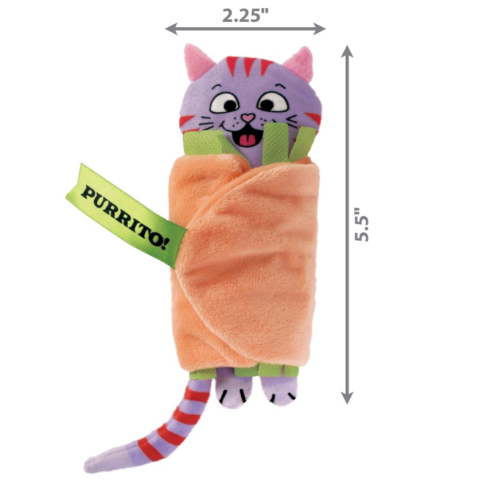 KONG Pull-A-Partz Purrito - Hillbilly House Panthers
