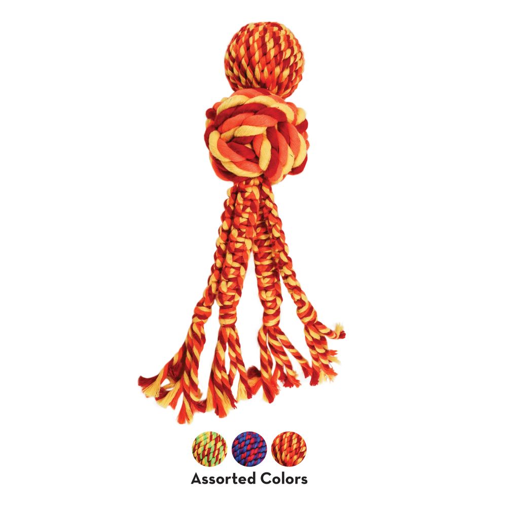 KONG Wubba Weaves with Rope Small - Hillbilly House Panthers