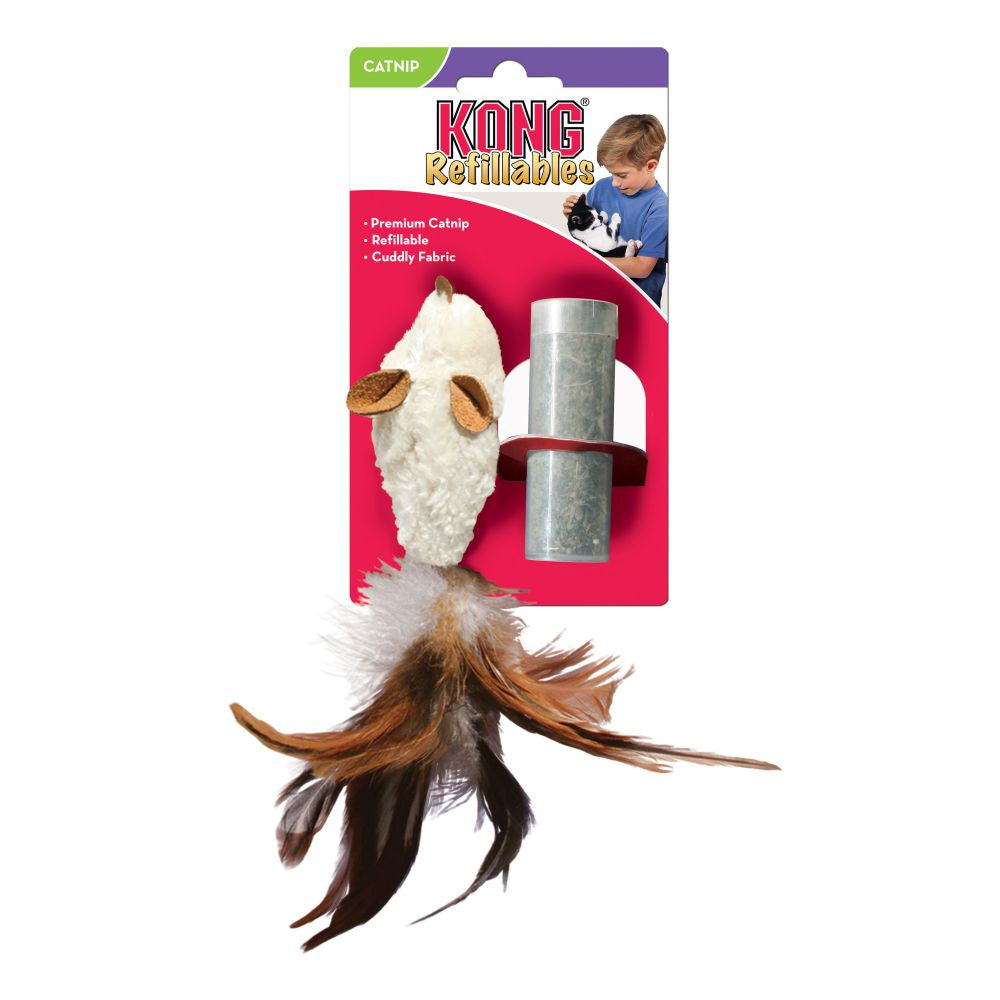 KONG Refillables Feather Mouse - Hillbilly House Panthers