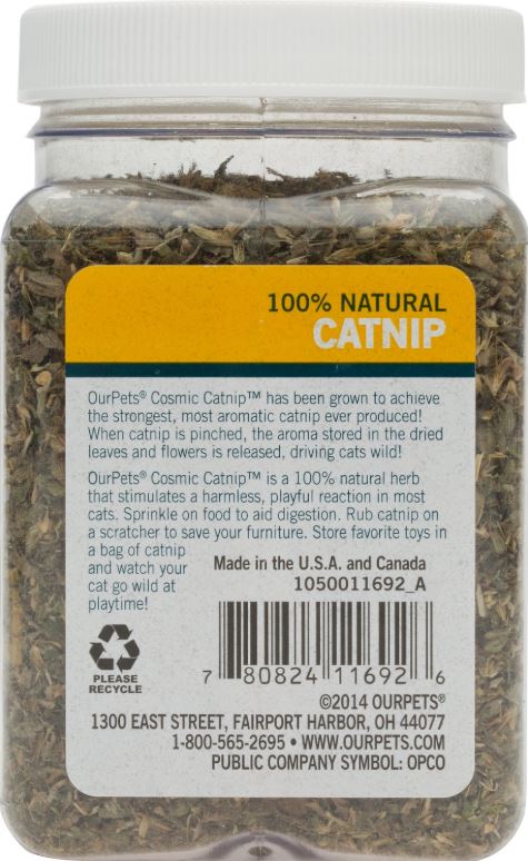 Our Pets Catnip 1.25 Oz Jar - Hillbilly House Panthers
