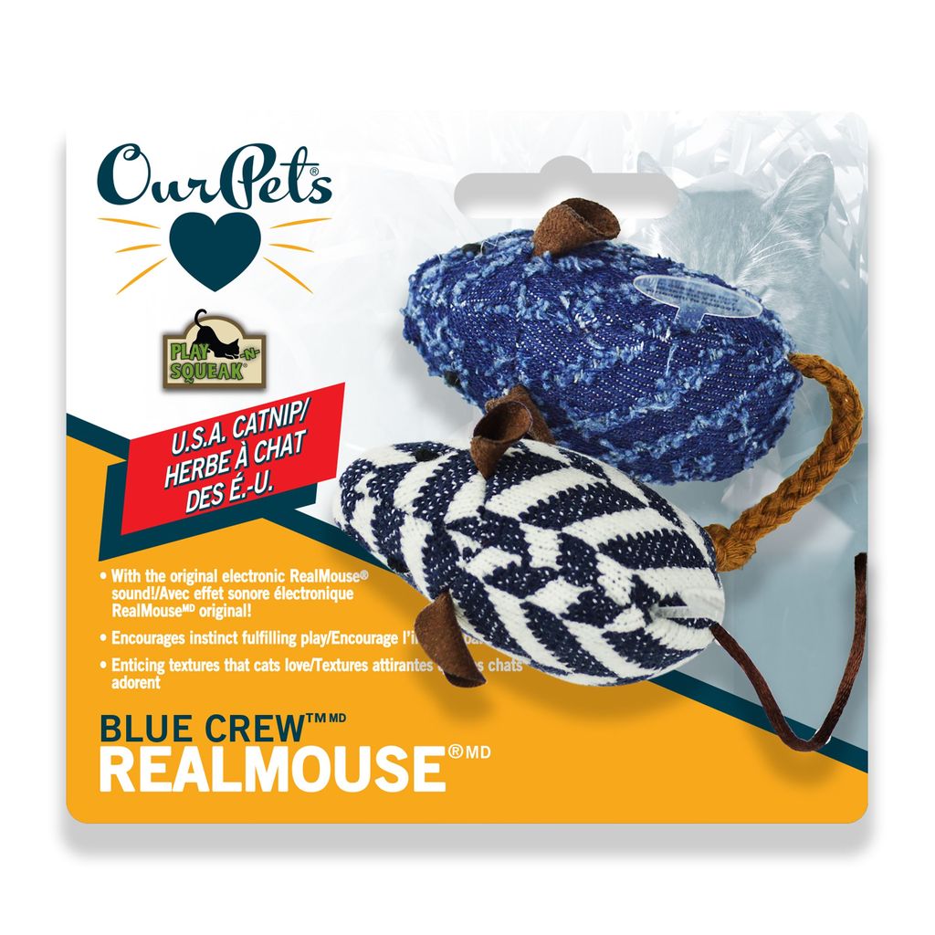 Our Pets Denim Blue Crew Mice - Hillbilly House Panthers