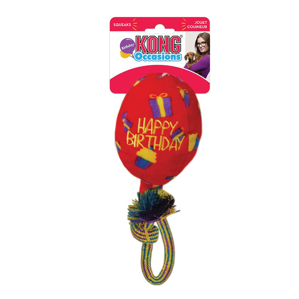 KONG Occasions Birthday Balloon Red Medium - Hillbilly House Panthers