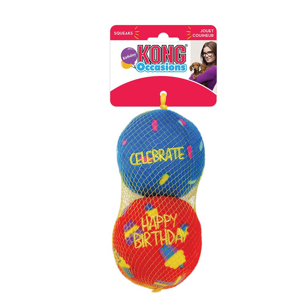 KONG Occasions Birthday Balls Medium - Hillbilly House Panthers