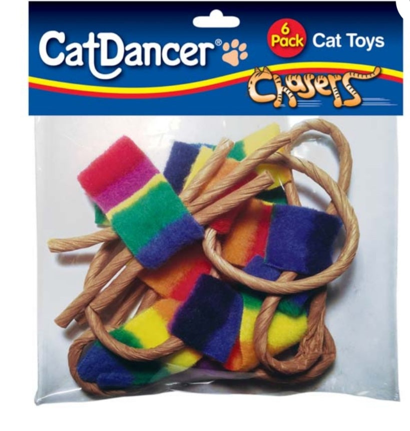 Cat Dancer Chasers 6 Pack Assorted - Hillbilly House Panthers