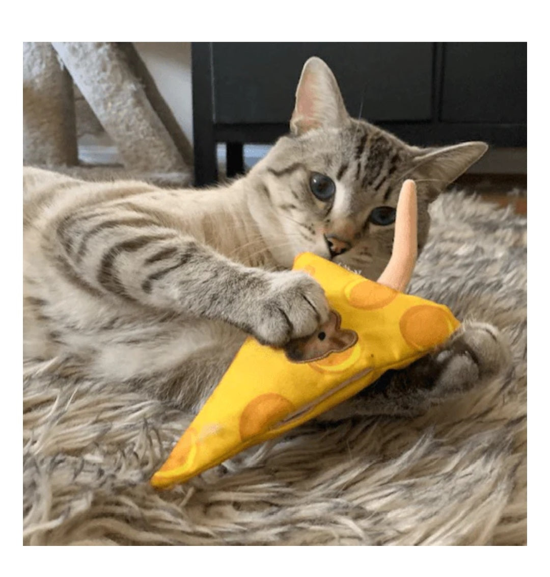 Meowijuana Get Cheezy Refillable Mouse and Cheese - Hillbilly House Panthers