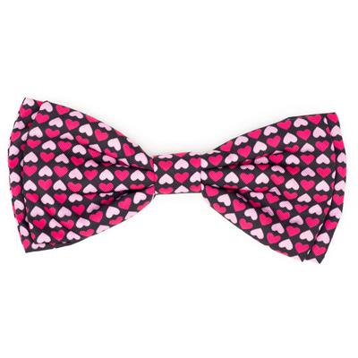 Worthy Dog Heart Throb Bow Tie - Hillbilly House Panthers