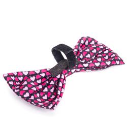 Worthy Dog Heart Throb Bow Tie - Hillbilly House Panthers