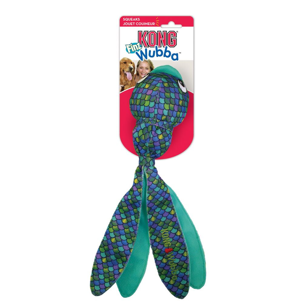 KONG Wubba Finz Blue Small - Hillbilly House Panthers
