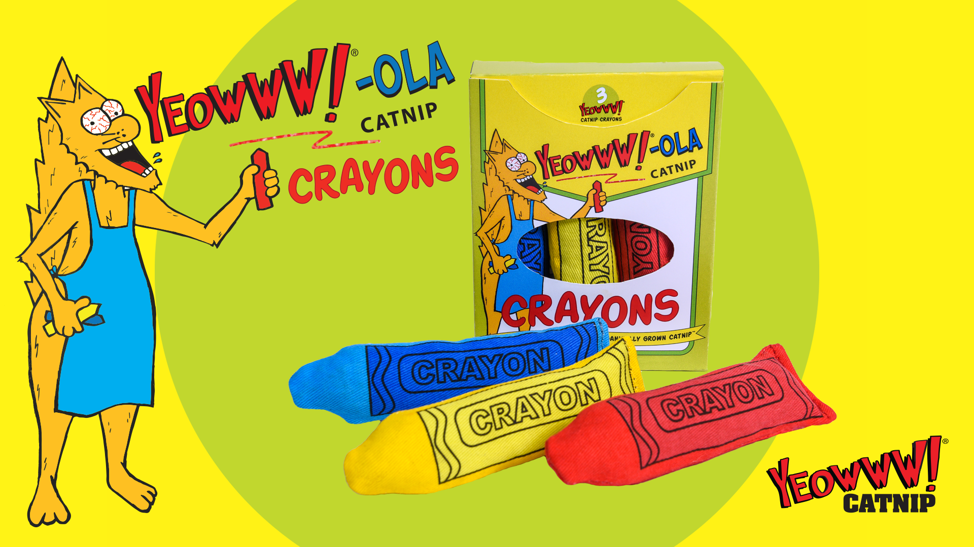 YEOWWW Ola Crayons - Hillbilly House Panthers