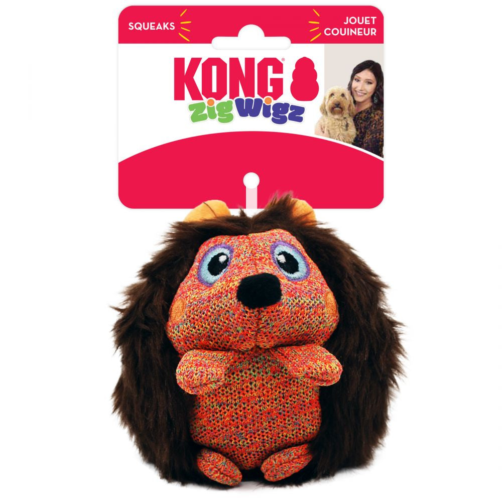 KONG Zigwigz Hedgehog - Hillbilly House Panthers
