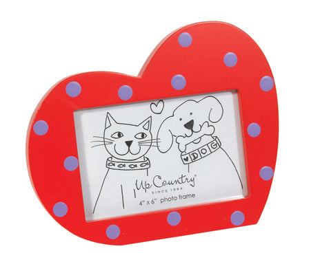 Up Country Heart Picture Frame - Hillbilly House Panthers